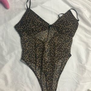 Leopard body suit